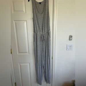 Express Gray Jumpsuit XL NWOT